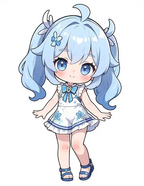 🎨 二次元q版卡通立绘,萌翻你的少女心!