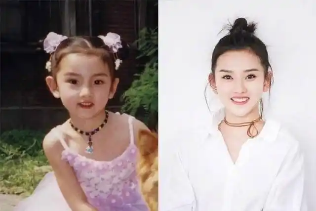 昆凌童年青涩照曝光,气质甜美从小可爱到大