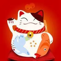 红色招财猫头像图片大全_微信头像图片大全