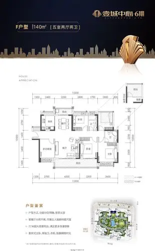 仲恺壹城中心六期户型交通配套怎么样