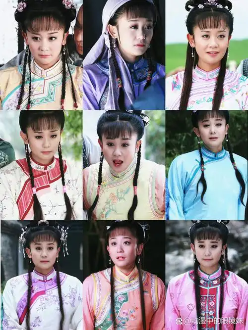 新还珠格格——夏紫薇宫外的造型端庄大方 06  :"乾隆皇帝东巡在