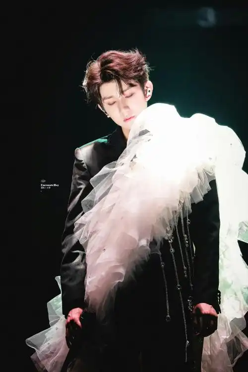 王源演唱会神图##王源白纱造型