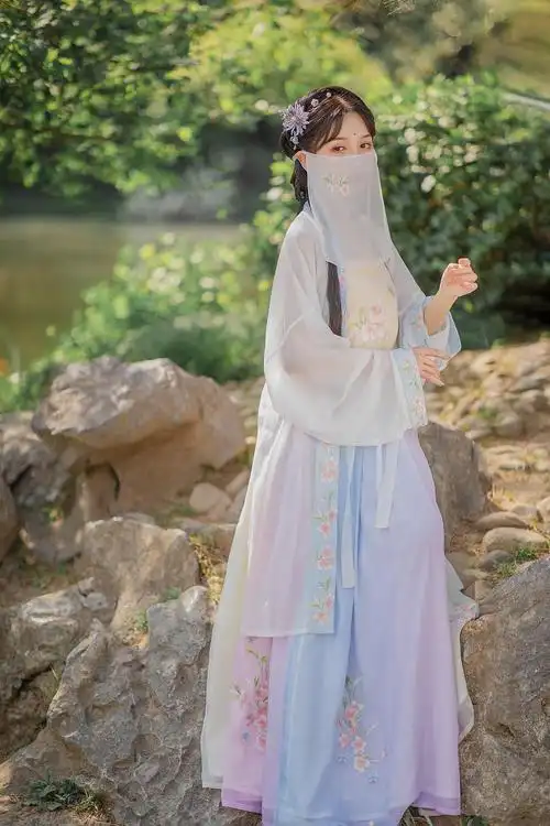 面纱夏季古风网红异域风情汉服配饰面具薄款蒙面道具超仙遮脸纱巾