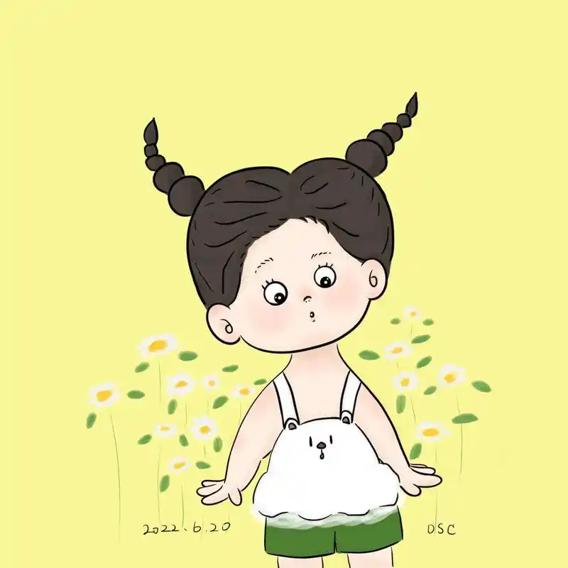 卡通头像  #可爱头像 #治愈 - 抖音