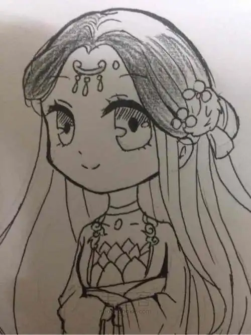 小龙女画画教程简笔画