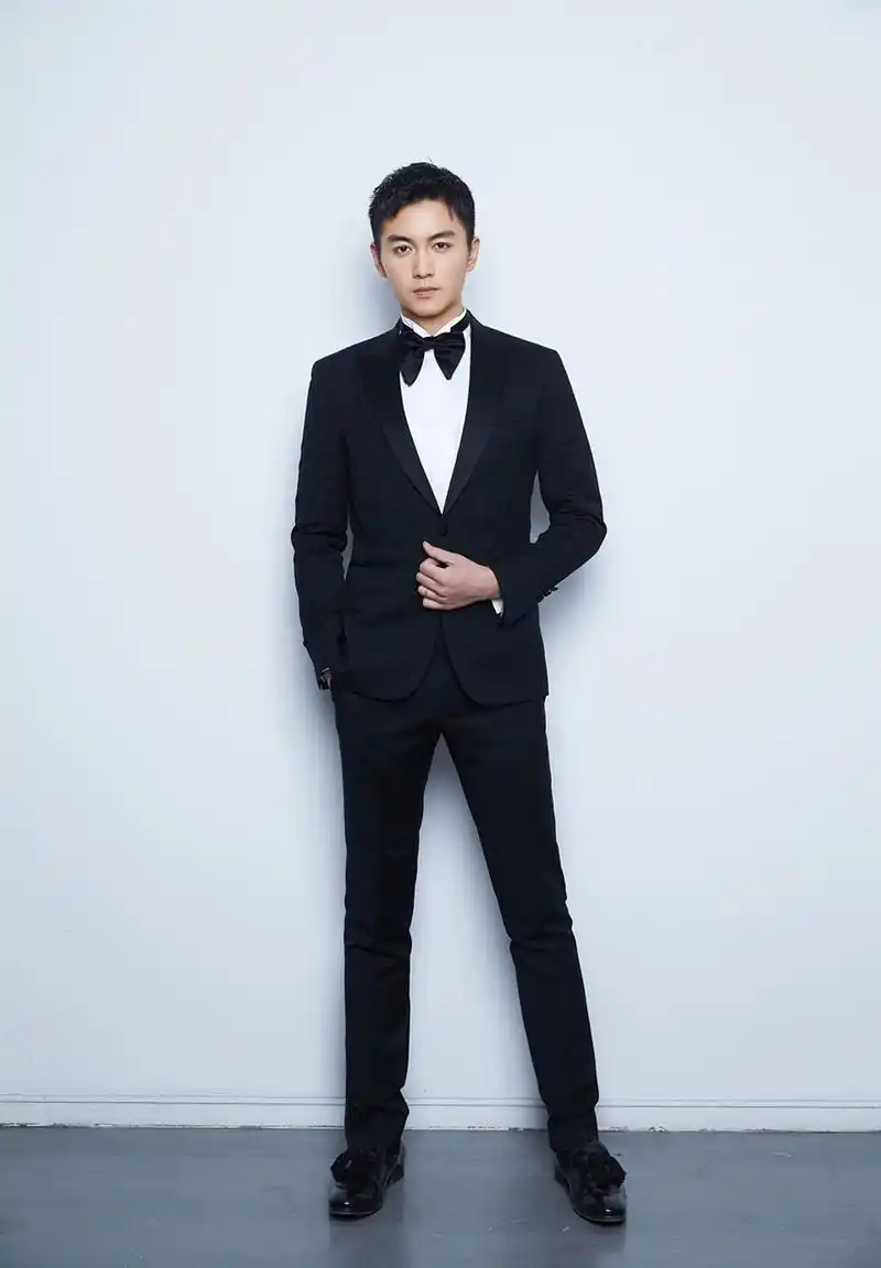陈晓亮相华表奖颁奖礼 黑色西装儒雅清爽
