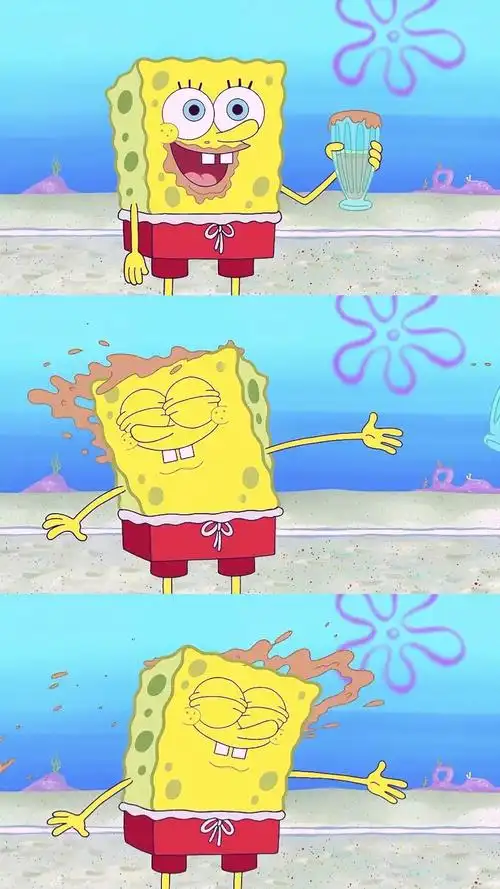 海绵宝宝三格拼接