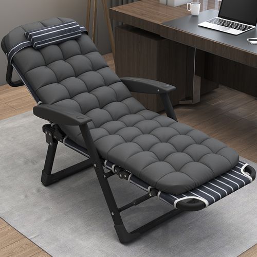 躺椅折叠午休办公室午睡床阳台家用休闲夏季懒人沙滩椅子可调节