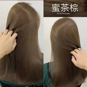 魔发丝发品淘宝巧克力棕色黑茶栗棕色染发剂2022流行色显白染发膏