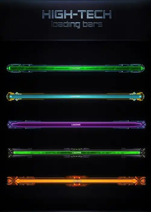 进度条hightechloadingbarsbyvengeancemk1