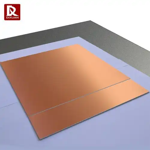 深玫瑰金阳极氧化铝板颜色可定制黑色红色银色本色蓝色灰色枪色铜