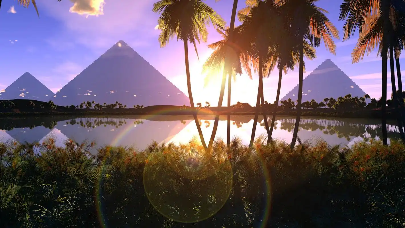 埃及金字塔高清埃及旅行电脑桌面壁纸精选(一)