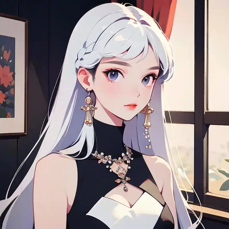 9369♀15白发女生头像精选92