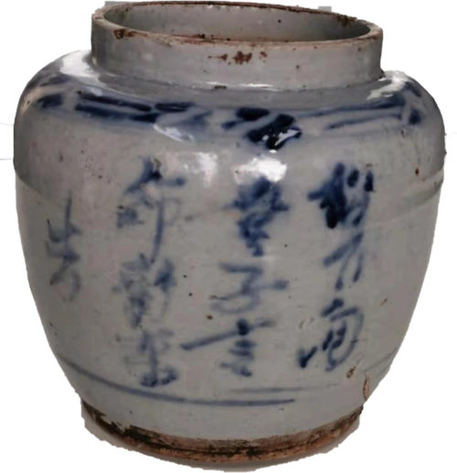 原创精品推荐明代民窑青花罐