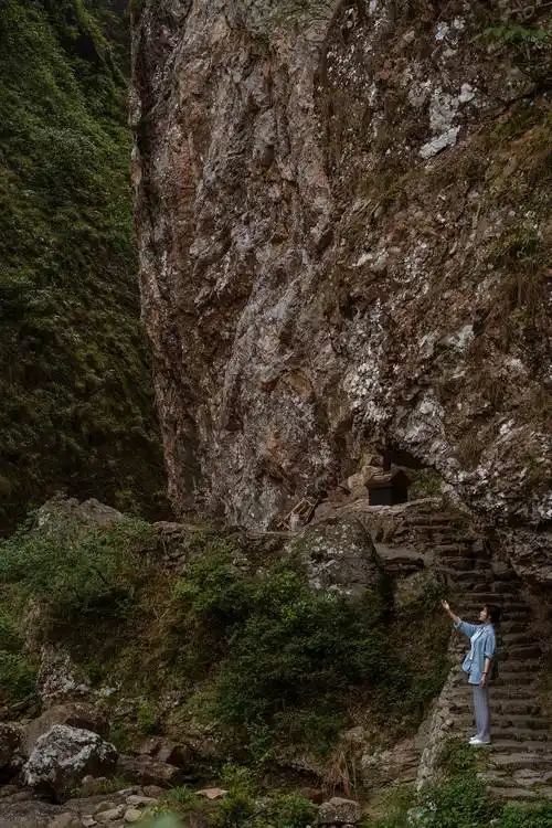 原创电视版神雕侠侣拍摄地小龙女生活十六年的神秘山谷