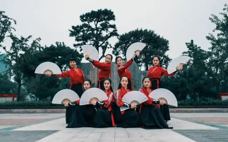 【古风编舞】张杰《天下》适合年会简单扇子舞古典舞- 【单色舞蹈】