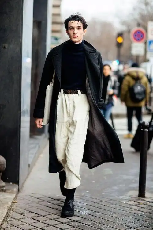 男士身材比例不好,大衣就穿不好?学会这些思路,造型保暖时髦