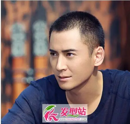 男士碎平头发型图片男星亲身示范谁最适合短发