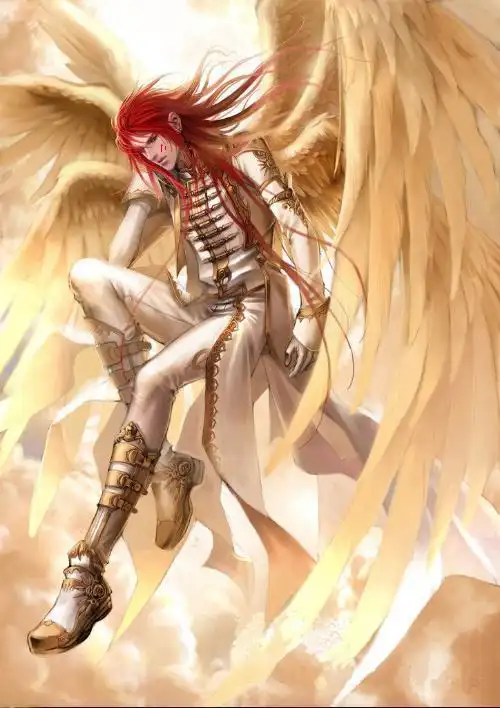 求一个六翼天使的图片