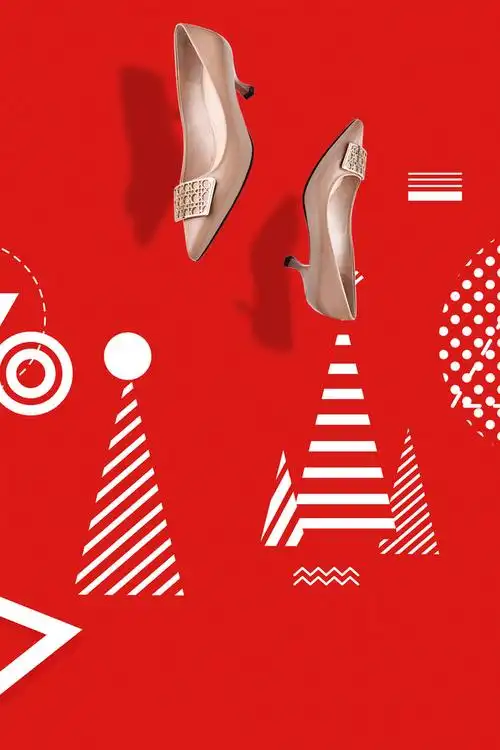 鞋子海报背景素材
