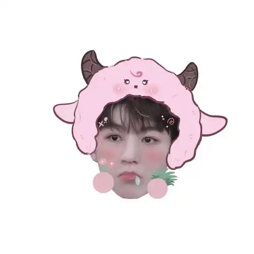 王俊凯#/#饭圈美工设计#    小俊来喽～    手绘大头贴61六个可爱的