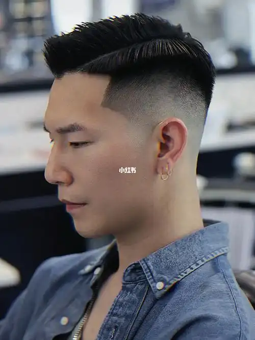 今日发型  #深圳男士发型设计阿勇  #根据脸型选发型  #油头  #邵圳