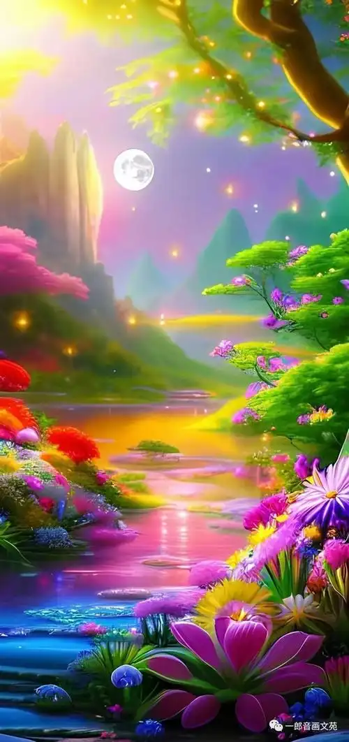 犹如人间仙境的美景,美的令人无法形容,美的让人挪不开眼睛