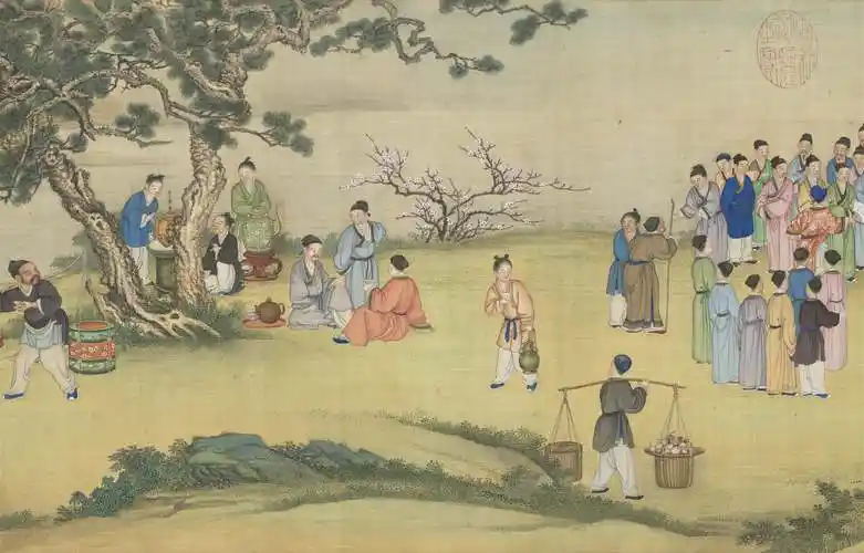 宋代李嵩《市担婴戏》展出,台北故宫呈现"画琳琅"