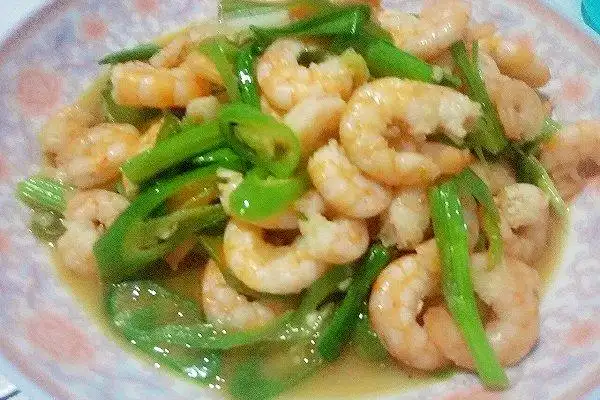 青椒炒虾仁