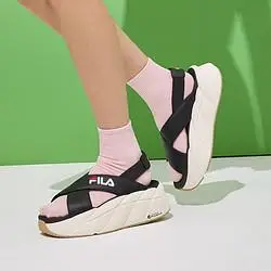 fila斐乐女鞋时尚凉鞋女厚底沙滩鞋透气百搭舒适运动凉鞋