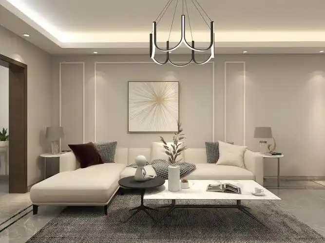 大华公园天下100.0平米现代风格三居家装案例