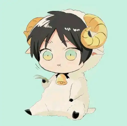 【侵删】q版萌萌哒(61ω61)#进击的巨人#艾伦#自由之翼#头像#金牛