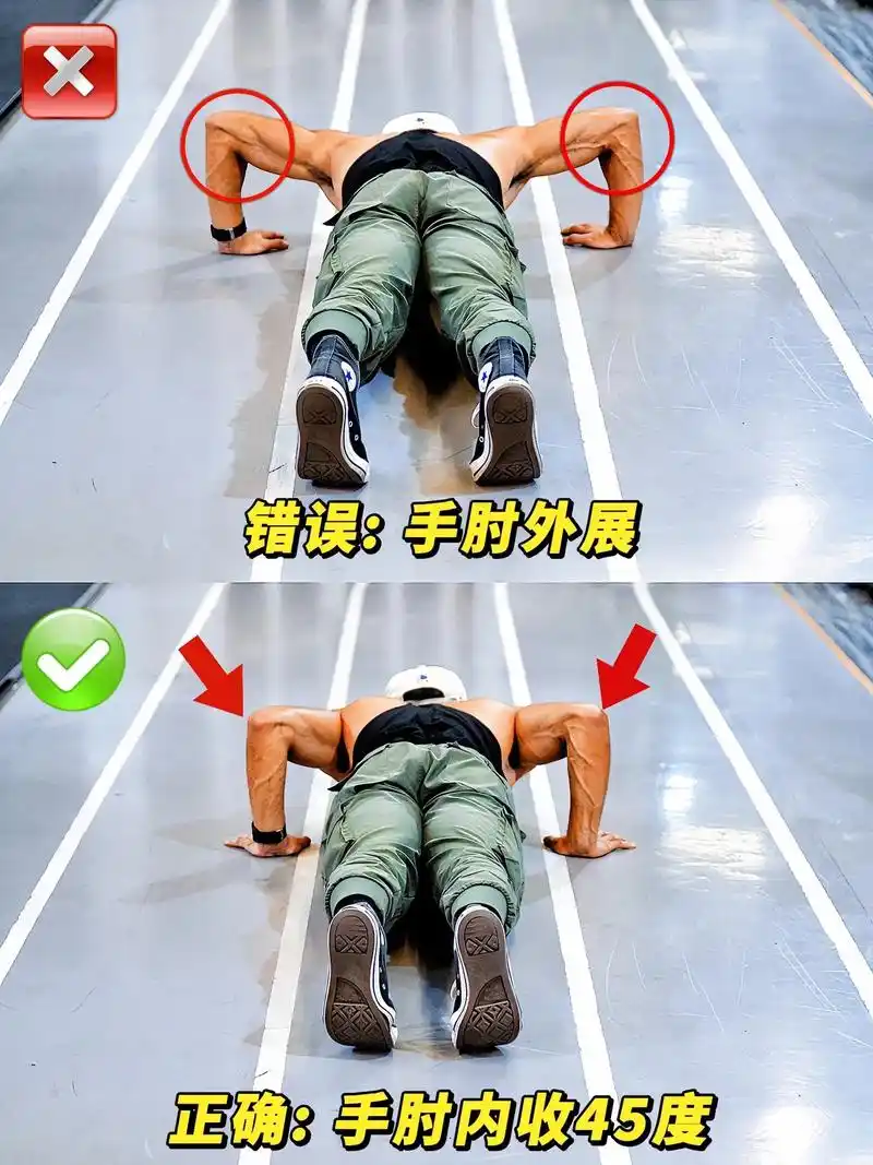 俯卧撑绝对是锻炼胸肌的王牌的动作,但是很多人 - 抖音