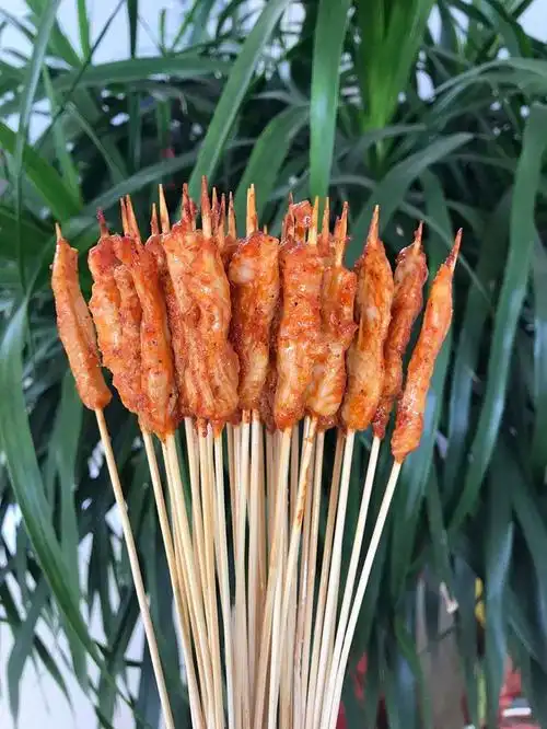 新品玉蚨祥新鲜手把鸡肉小串烧烤油炸铁板串串食材冷冻半成品包装