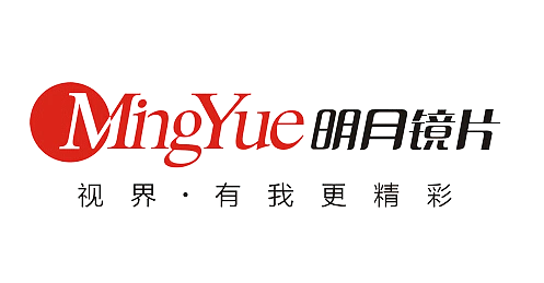 明月镜片logo