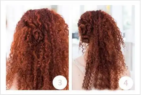 螺丝烫扎起来的发型 这一款最显气质