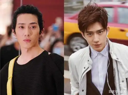 与之前的照片对比,井柏然的变化有些明显.