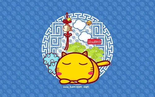 哈咪猫中国风电脑壁纸9