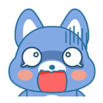 吓哭- 萌萌狗qq表情包_微信表情包表情