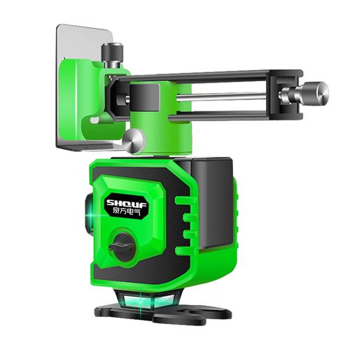 德国绿光水平仪高精度蓝光红外线强光细线贴墙贴地水平仪