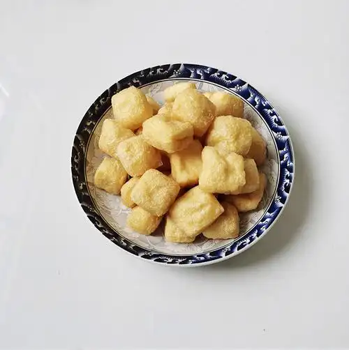 鲜嫩豆泡油豆腐泡油炸空心豆泡火锅麻辣烫香锅配菜串串豆制品食材华海