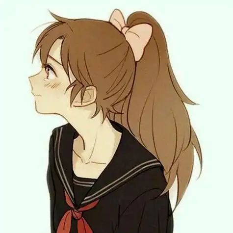 头像侧脸情侣动漫 动漫头像图片大全 -【爱个性】