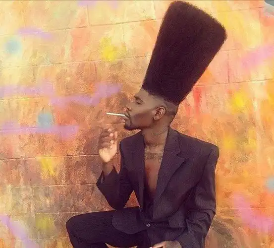 美国网红超高扫把头破纪录发量惊人全靠自制被疑卖货坑粉