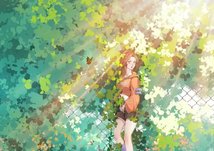 2021-05-10上传元气壁纸平台,绿光壁纸是一款电脑壁纸,属于小清新分类