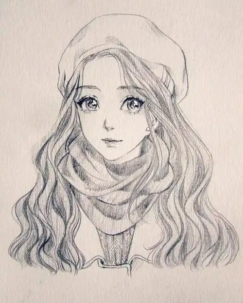 一波素描动漫美女又强势来袭,吹爆!打call!