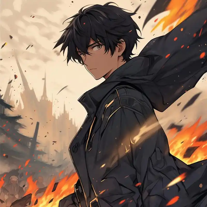 动漫风格,冷酷霸气的男生头像90 哇,这也太酷了吧!