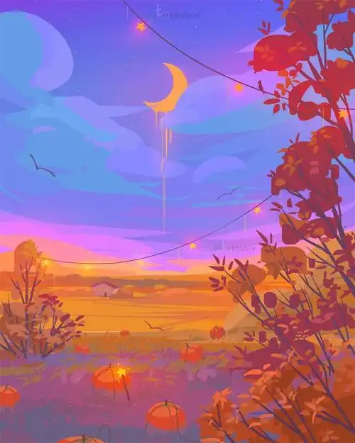 蓝紫色调11张梦幻景观插图