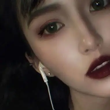 半脸美女头像,女生头像图片