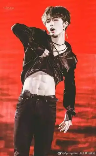 如果抹口红就是娘那朱正廷的腹肌又代表什么