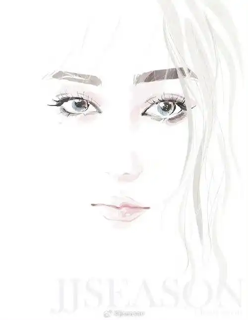 迪丽热巴手绘图